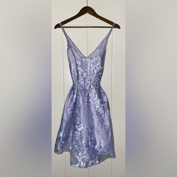 BCX Junior Girl Allover Floral Embroidered Mini Dress Fit & Flare Formal NEW S13 - Picture 8 of 12